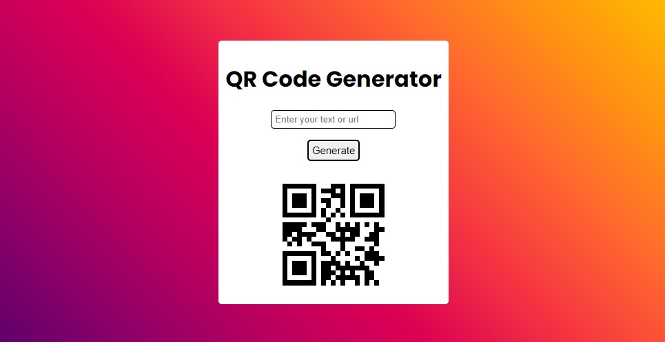 Interactive QR Code Generator web application