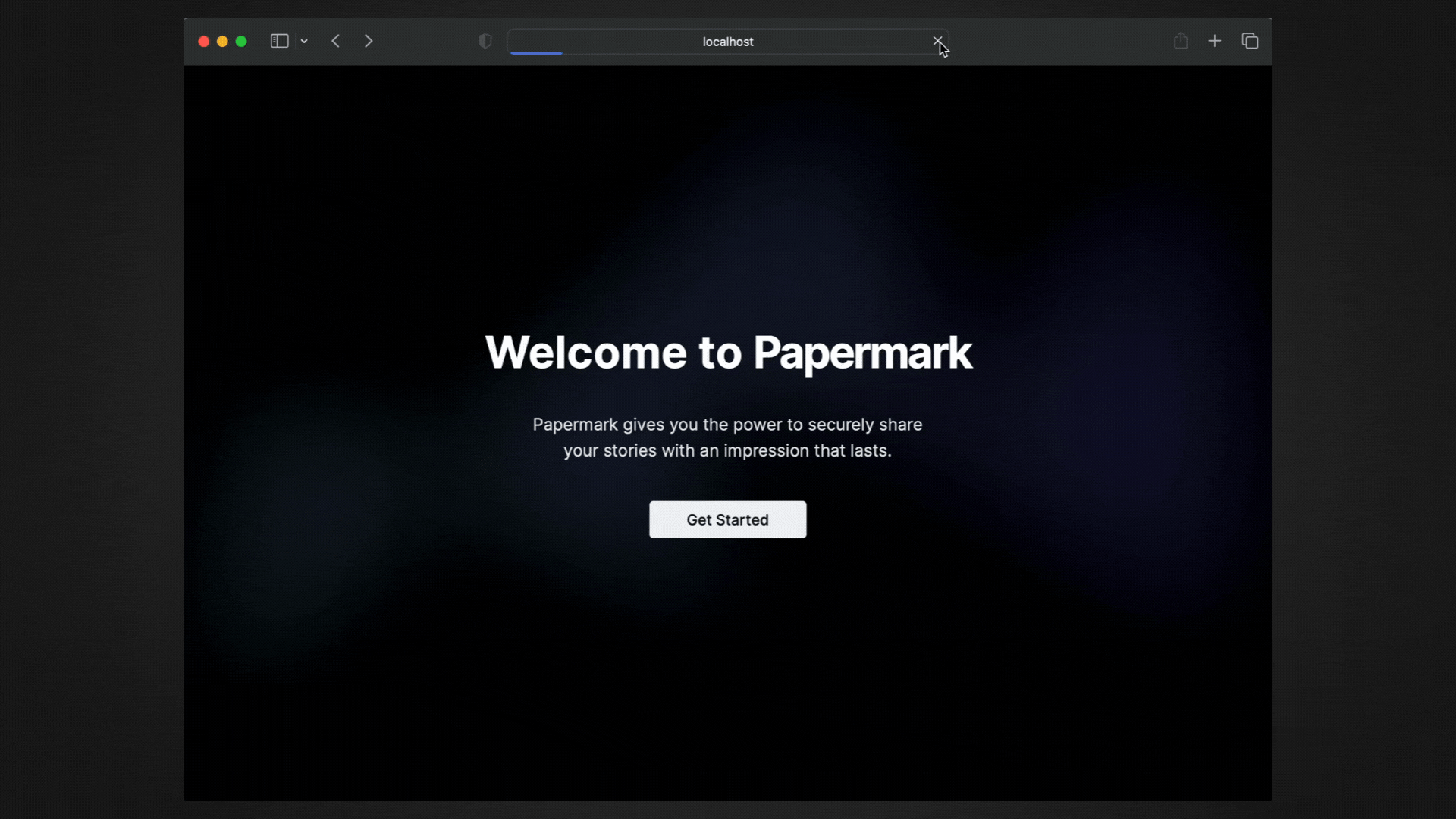 Papermark Welcome GIF