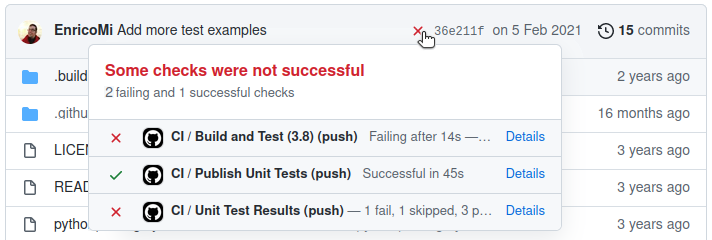 commit checks example