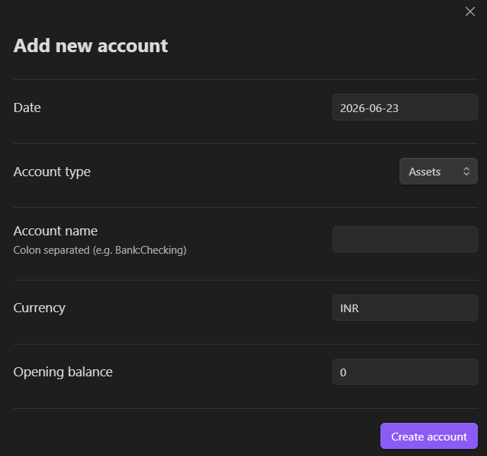 Add Account