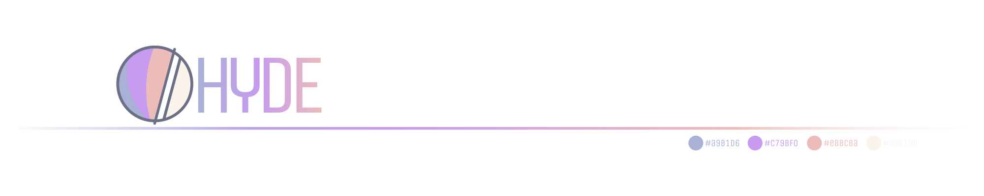 HyDE banner showcasing Hyprland Waybar and desktop theming