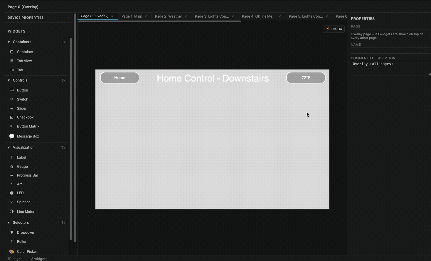 Writing and validating a Jinja template for a widget property