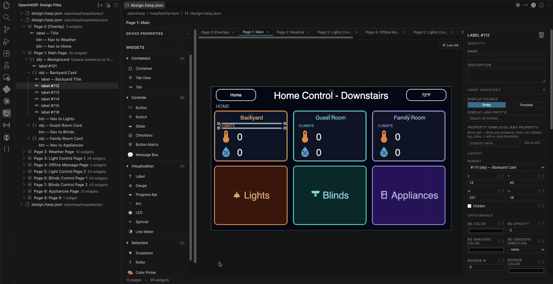 Exporting the design back out as device-ready JSONL