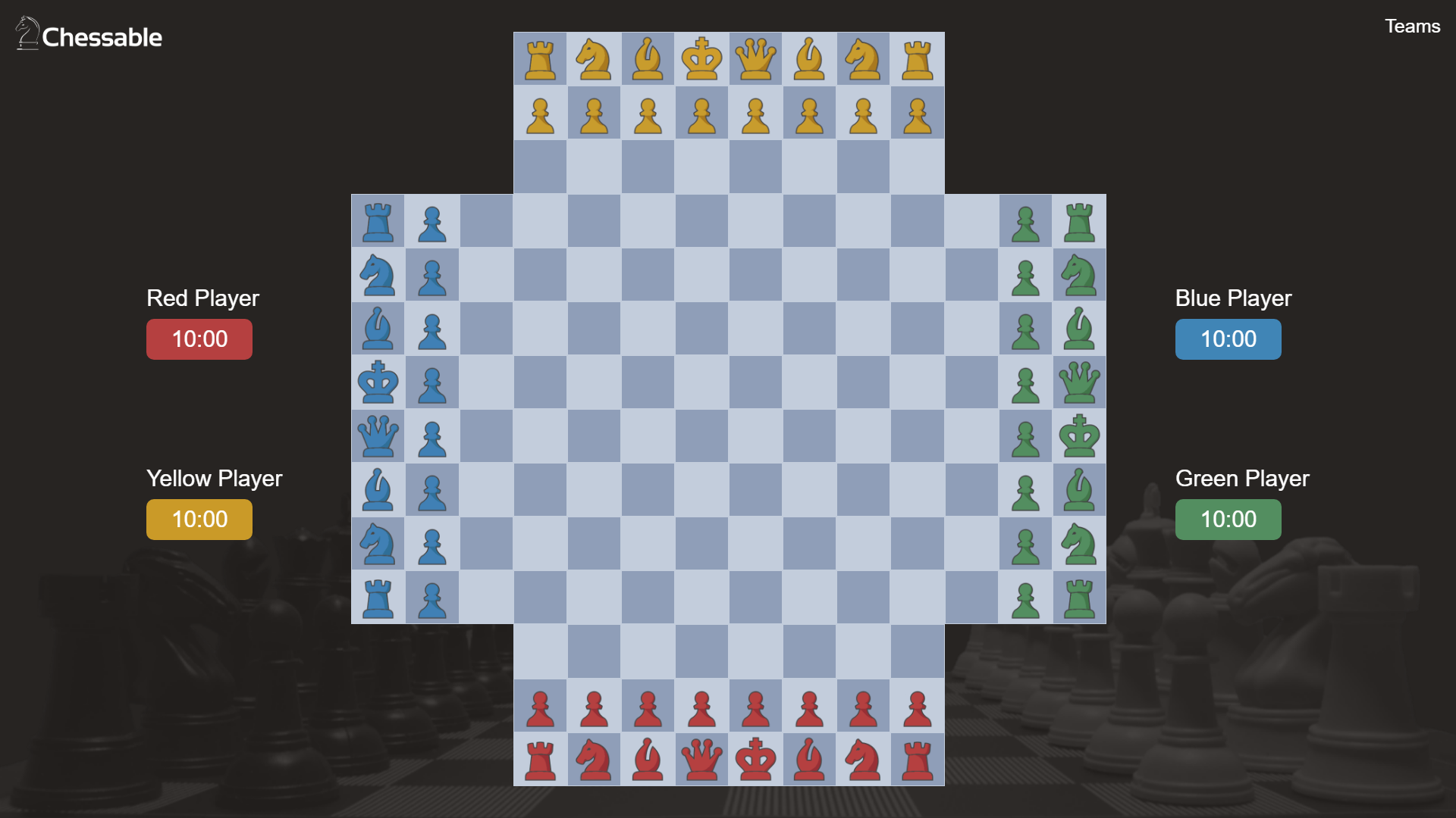 Four player chess