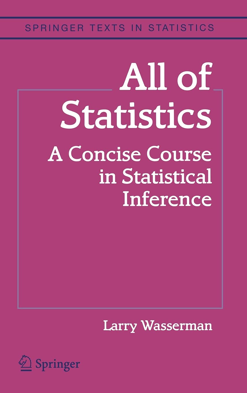 Cover of All of Statistics