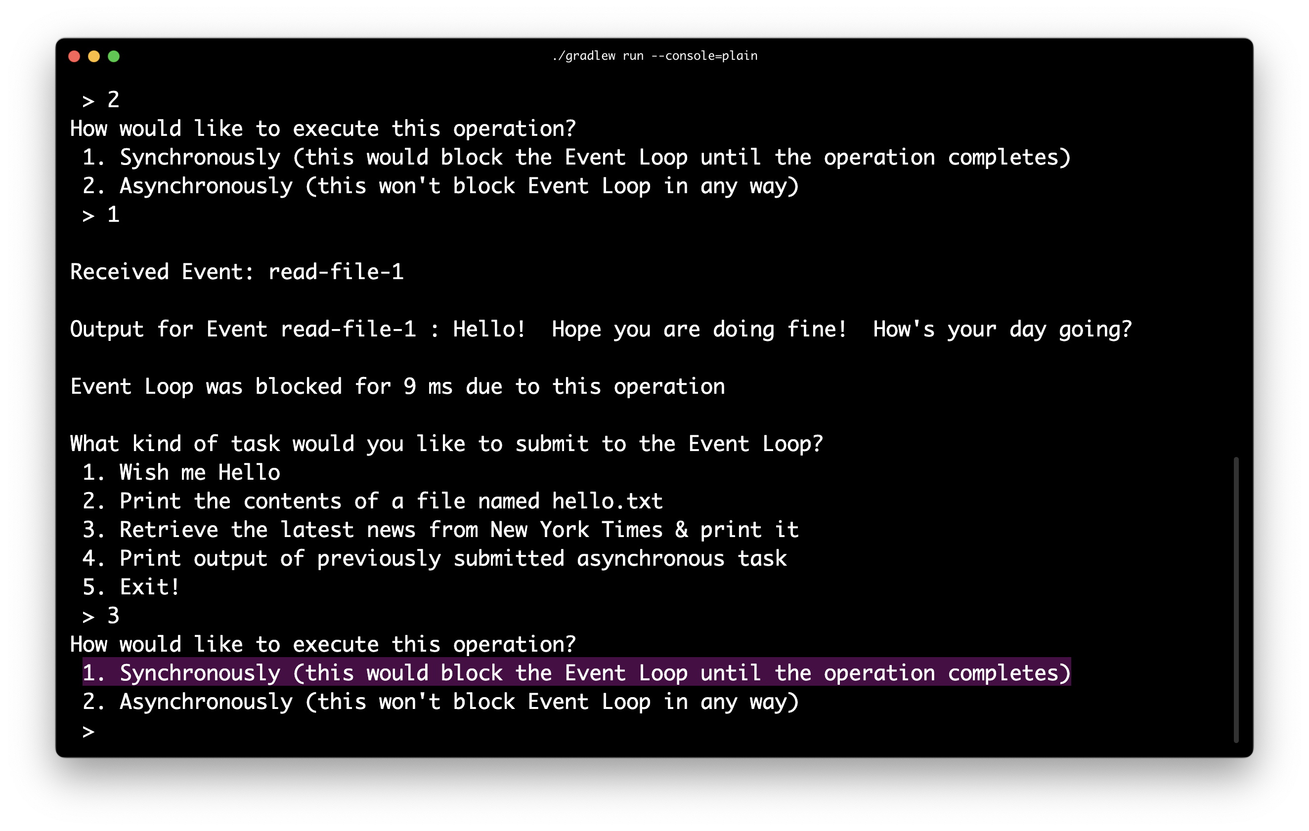 Instructing Event Loop to Execute the Third Task Synchronously, Image Credit: Pratik Chaudhari