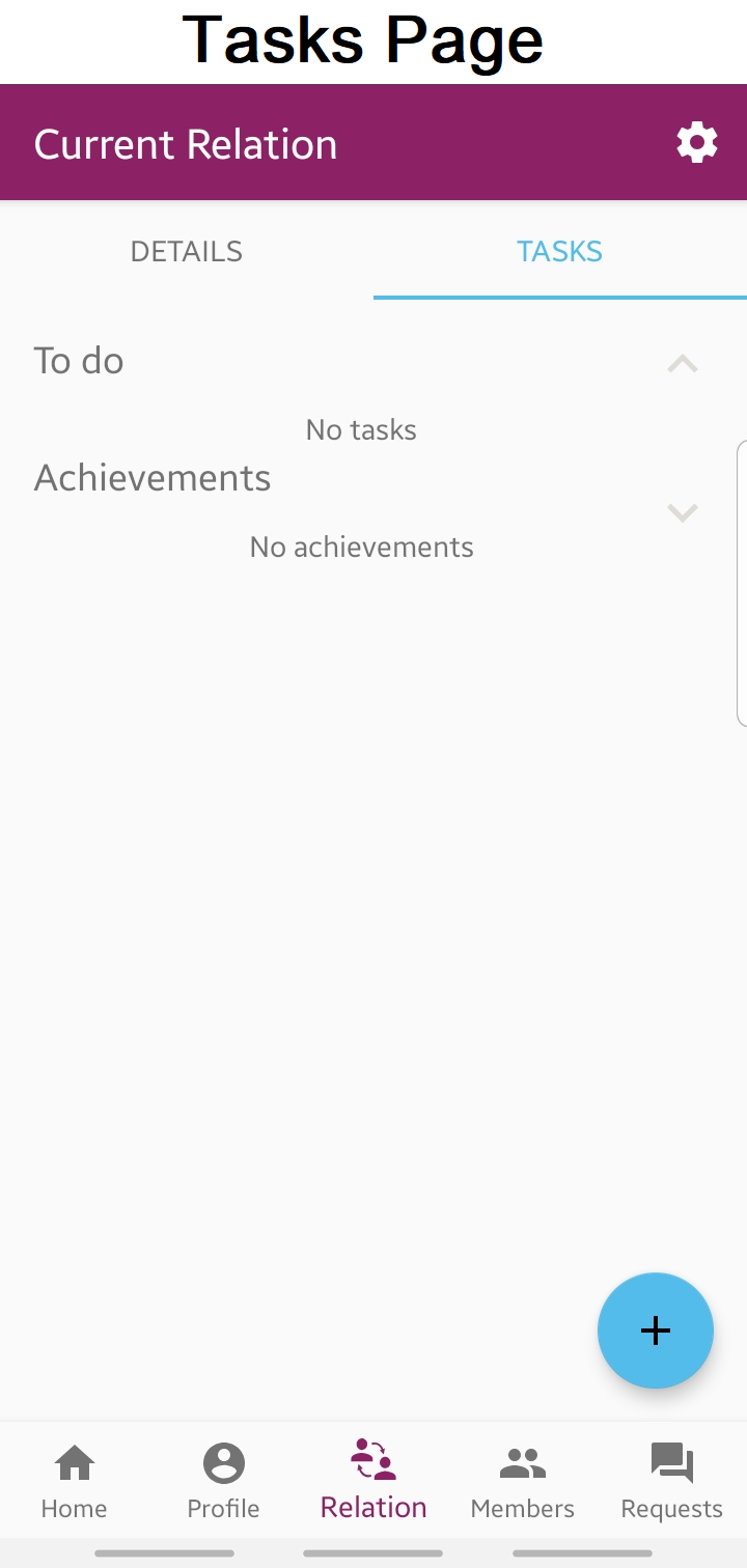 Tasks Page