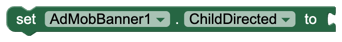 set ChildDirected