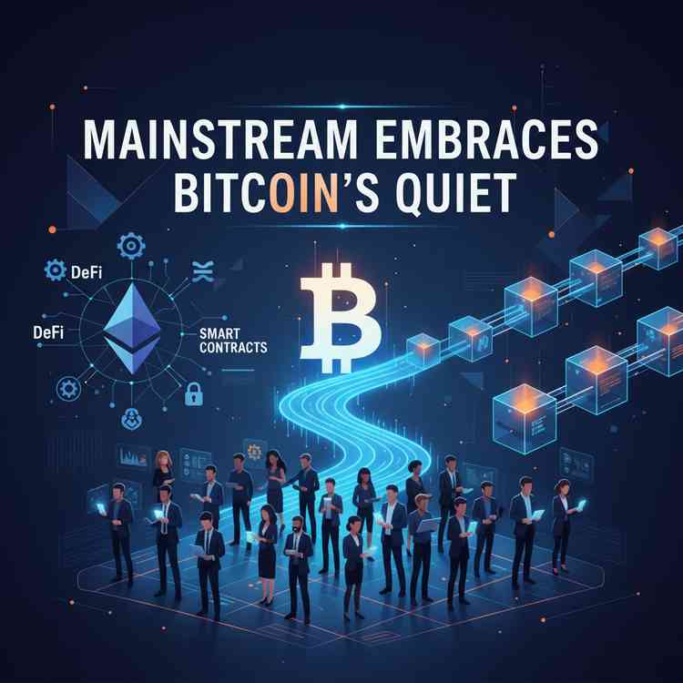 Mainstream Embrace Bitcoins Quiet