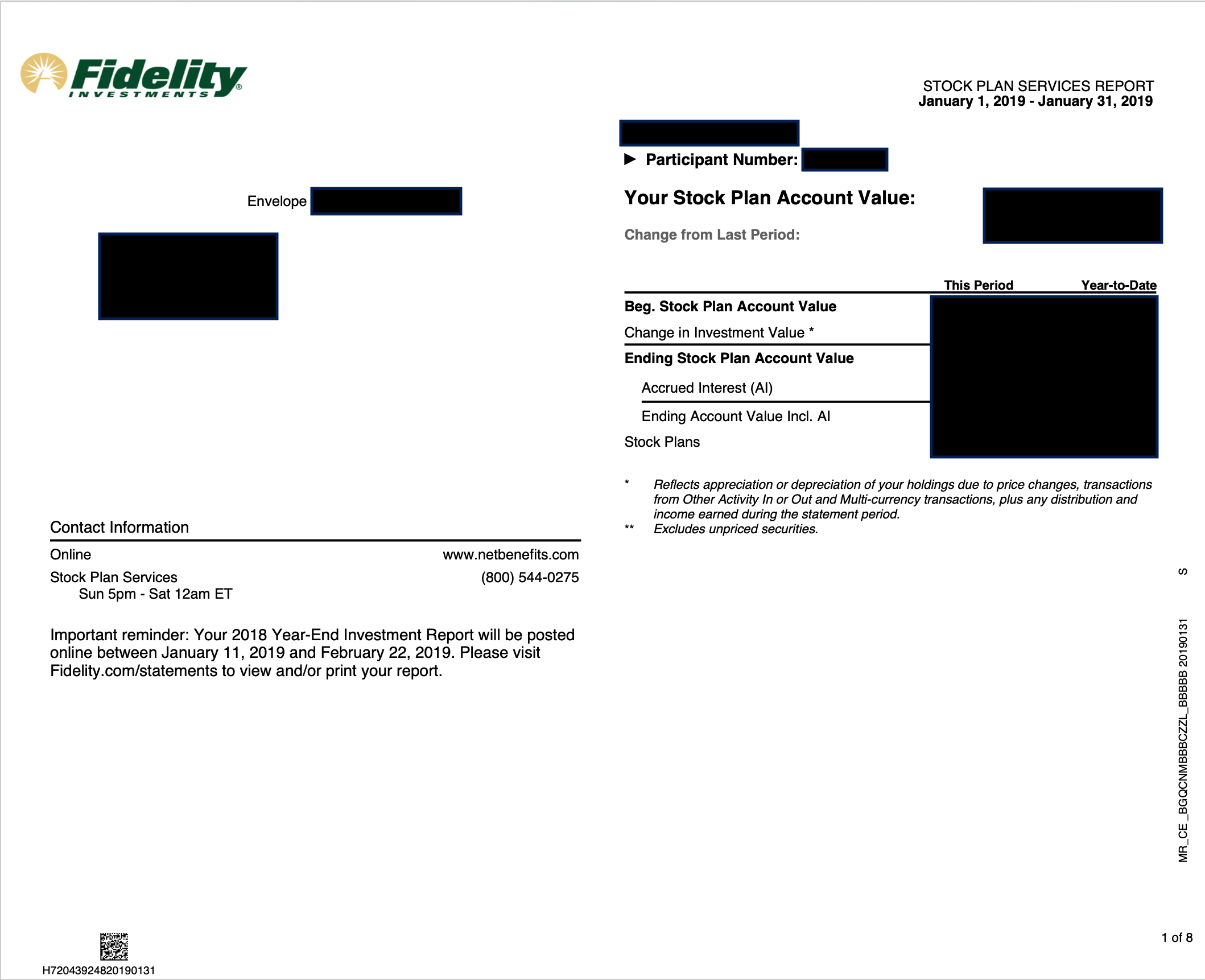 Fidelity Statement