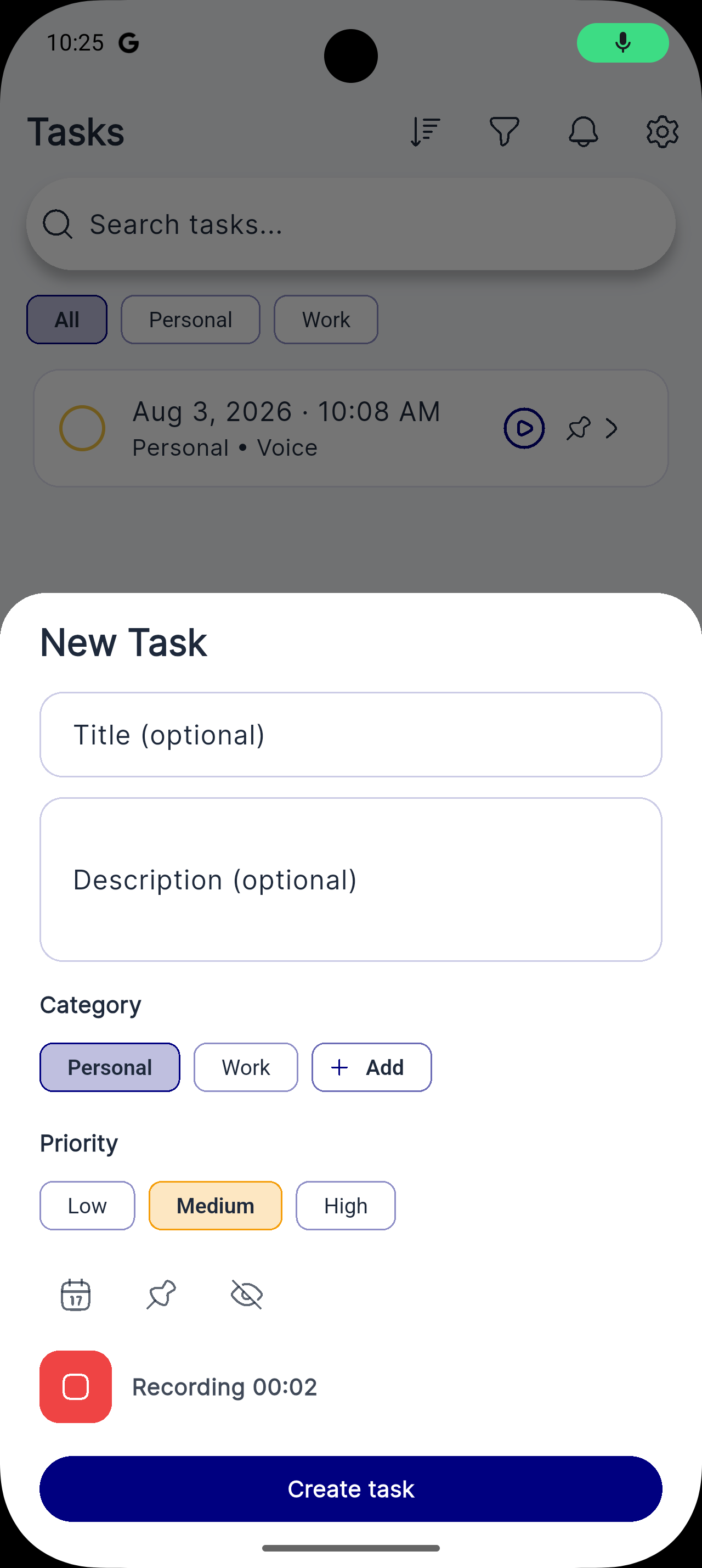 New Task