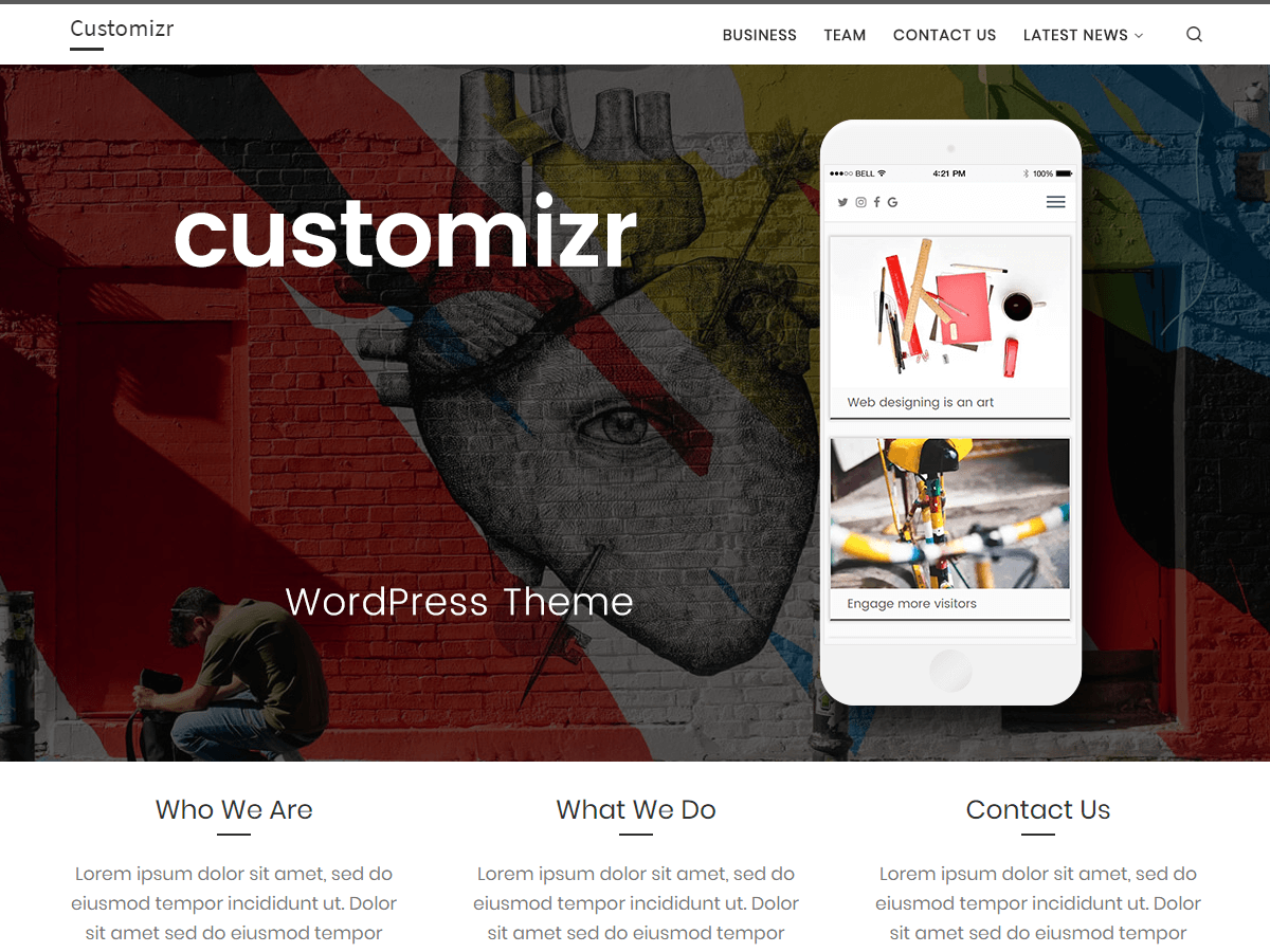 Customizr - Free Wordpress Theme