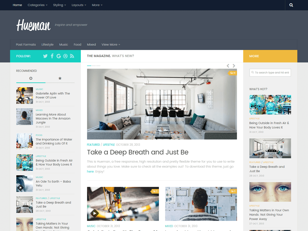 Hueman - Free Wordpress Theme