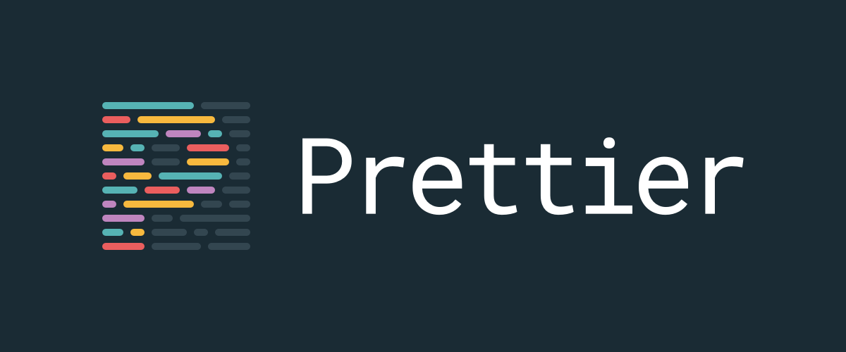 The Prettier logo concept, in dark.