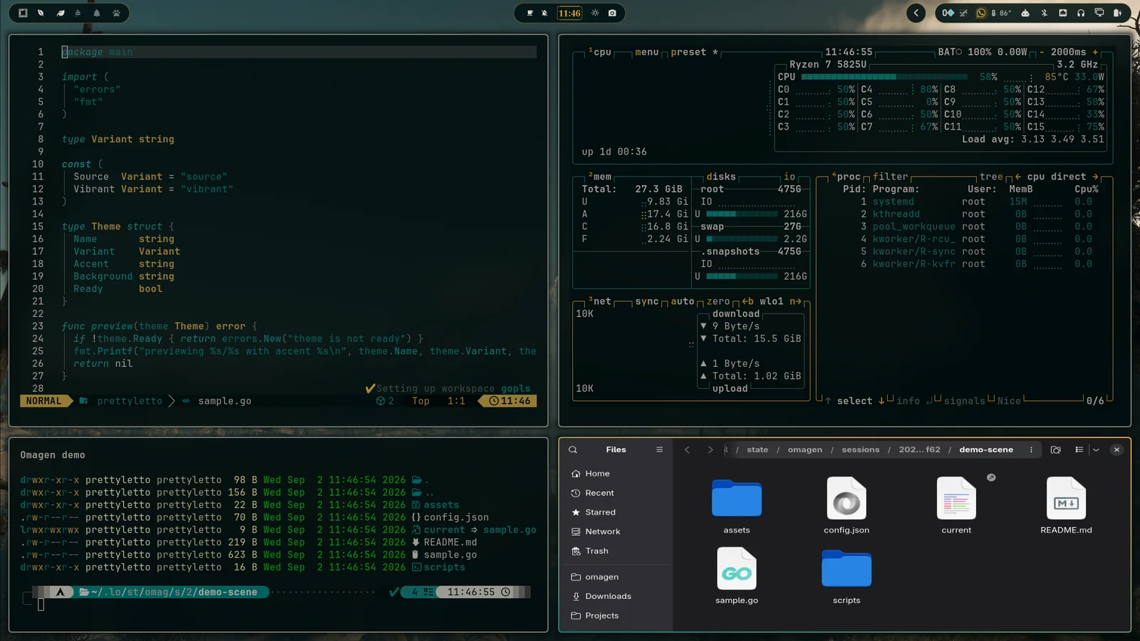 Nature Example generated preview