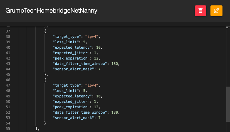 homebridge-config-ui-x plugin configuration JSON settings for Net Nanny (Page 3)