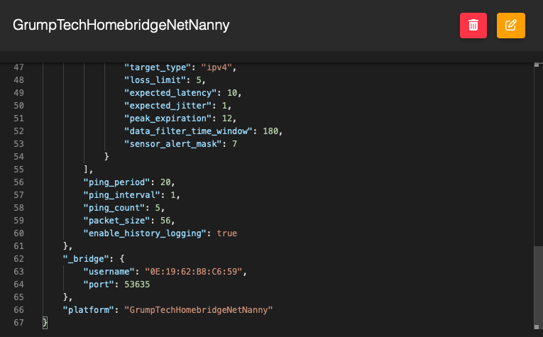 homebridge-config-ui-x plugin configuration JSON settings for Net Nanny (Page 4)