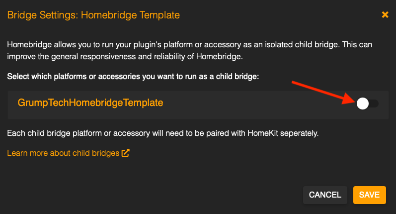 homebridge_grumptech_template plugin installed