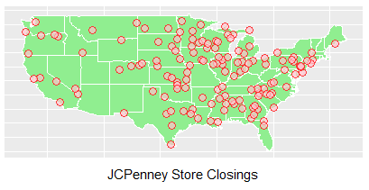 March 2017 JCPenney Store Closures - Overview