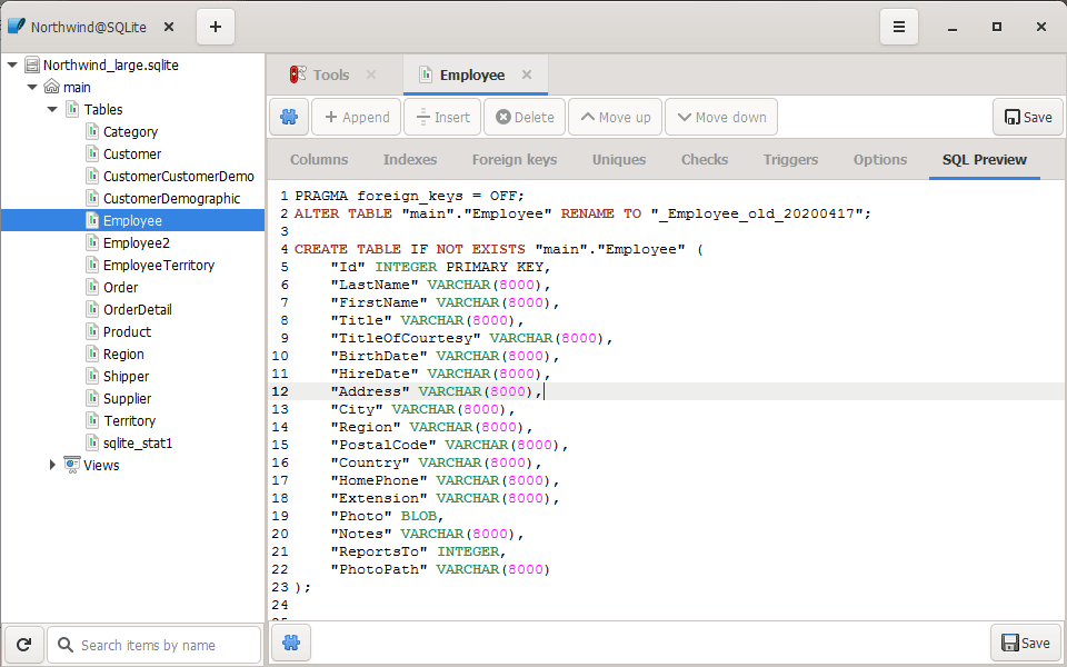 Kangaroo schema designer form with preview