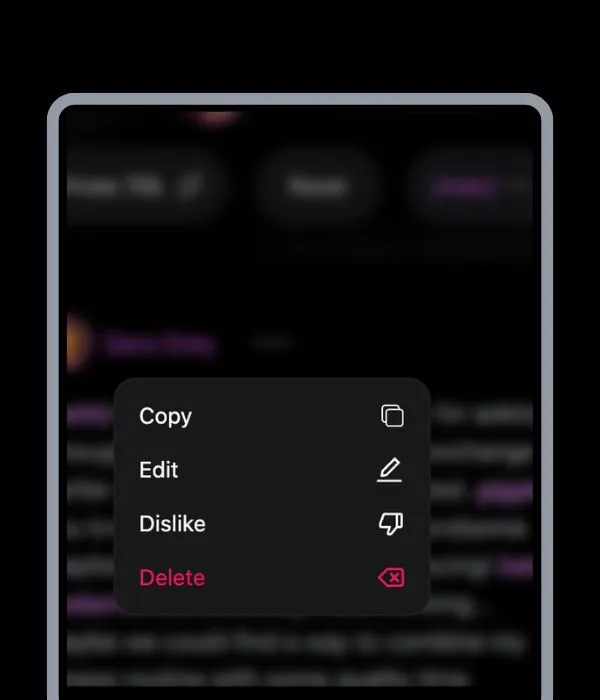 privee ai message settings