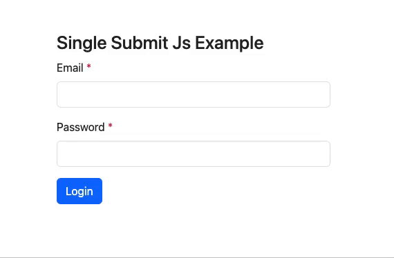Single Submit Example