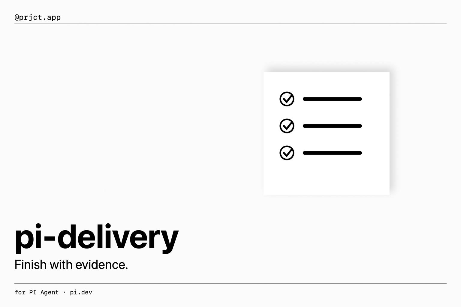 pi-delivery — for PI Agent