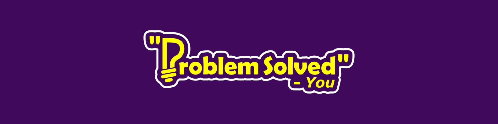 Problem Solved Banner