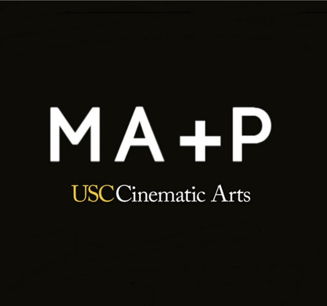 Image description: logo for USC Cinematic Arts MA+P.