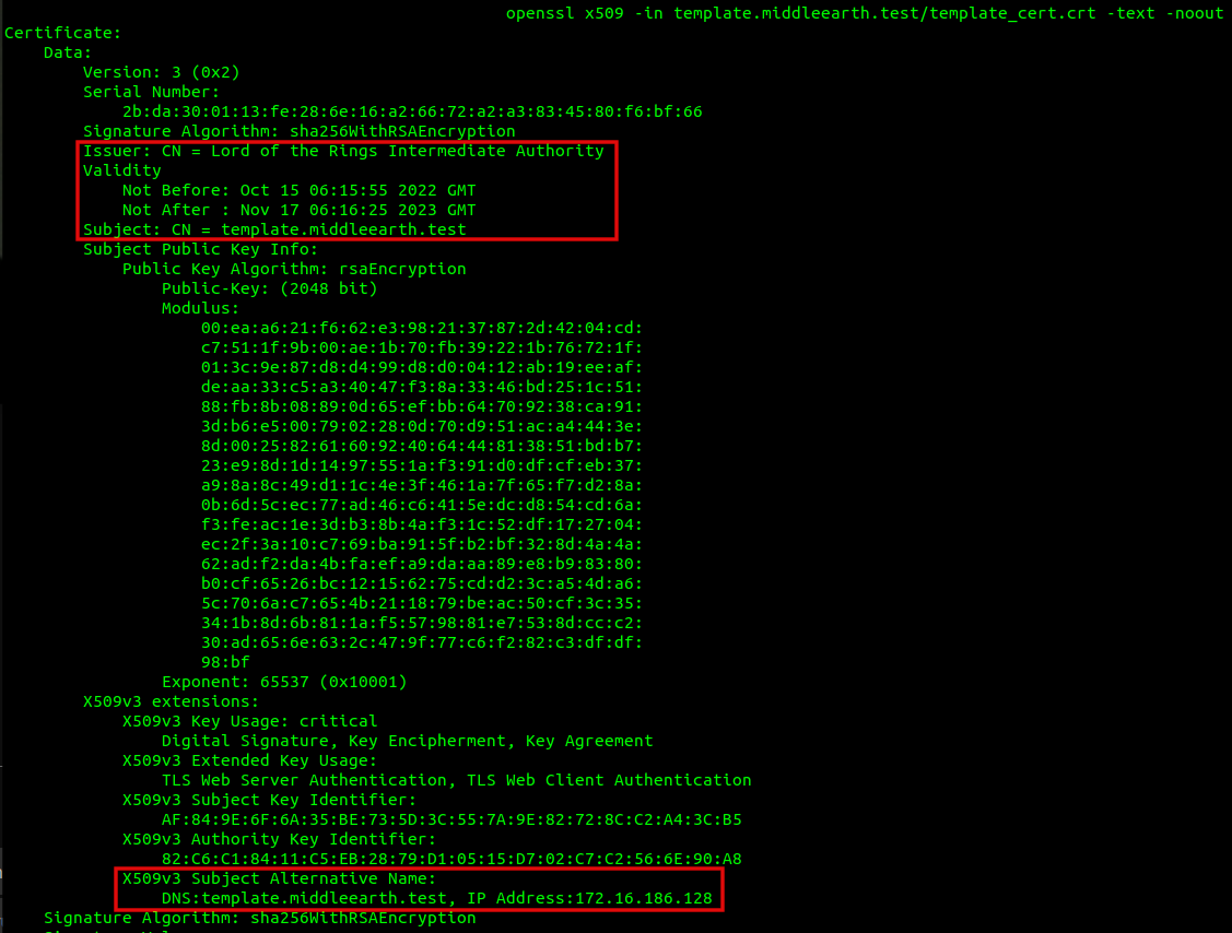 OpenSSL Inpection