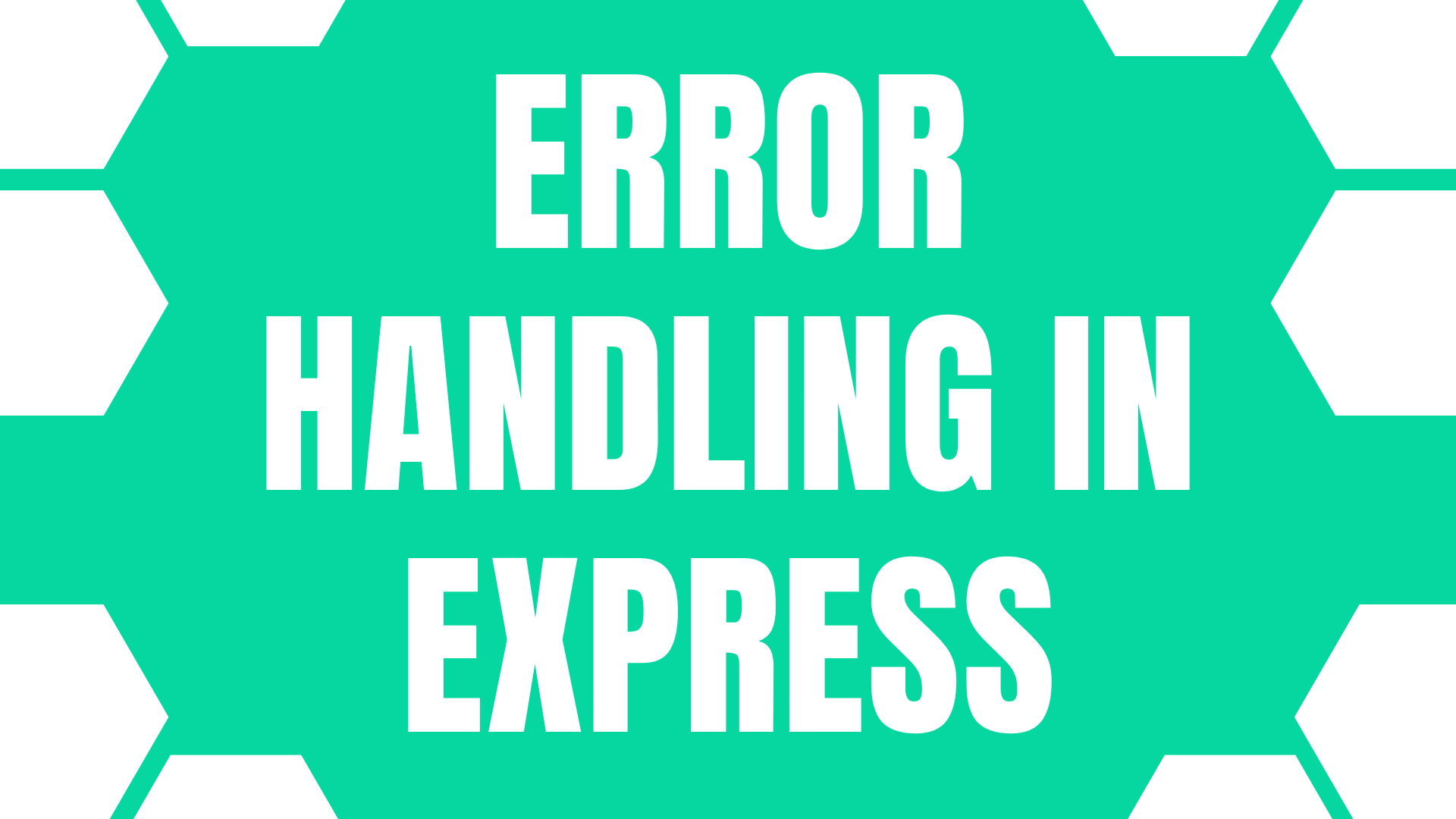 Error Handling in express