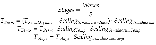 Simulacrum Downpour Scaling Function