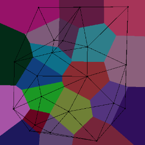 Voronoi from delaunay