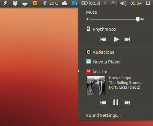 webapps sound menu