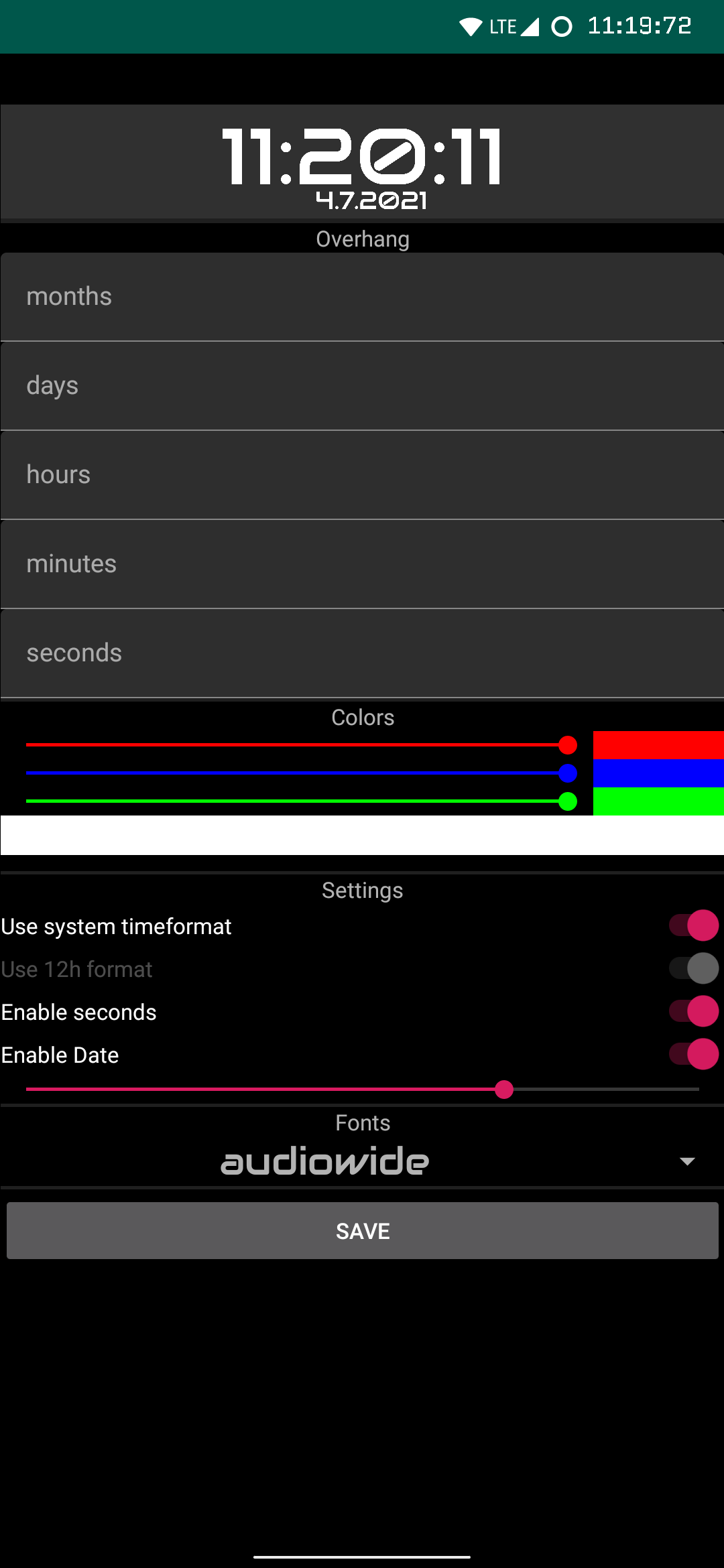 Screenshot Mikado Configure 1