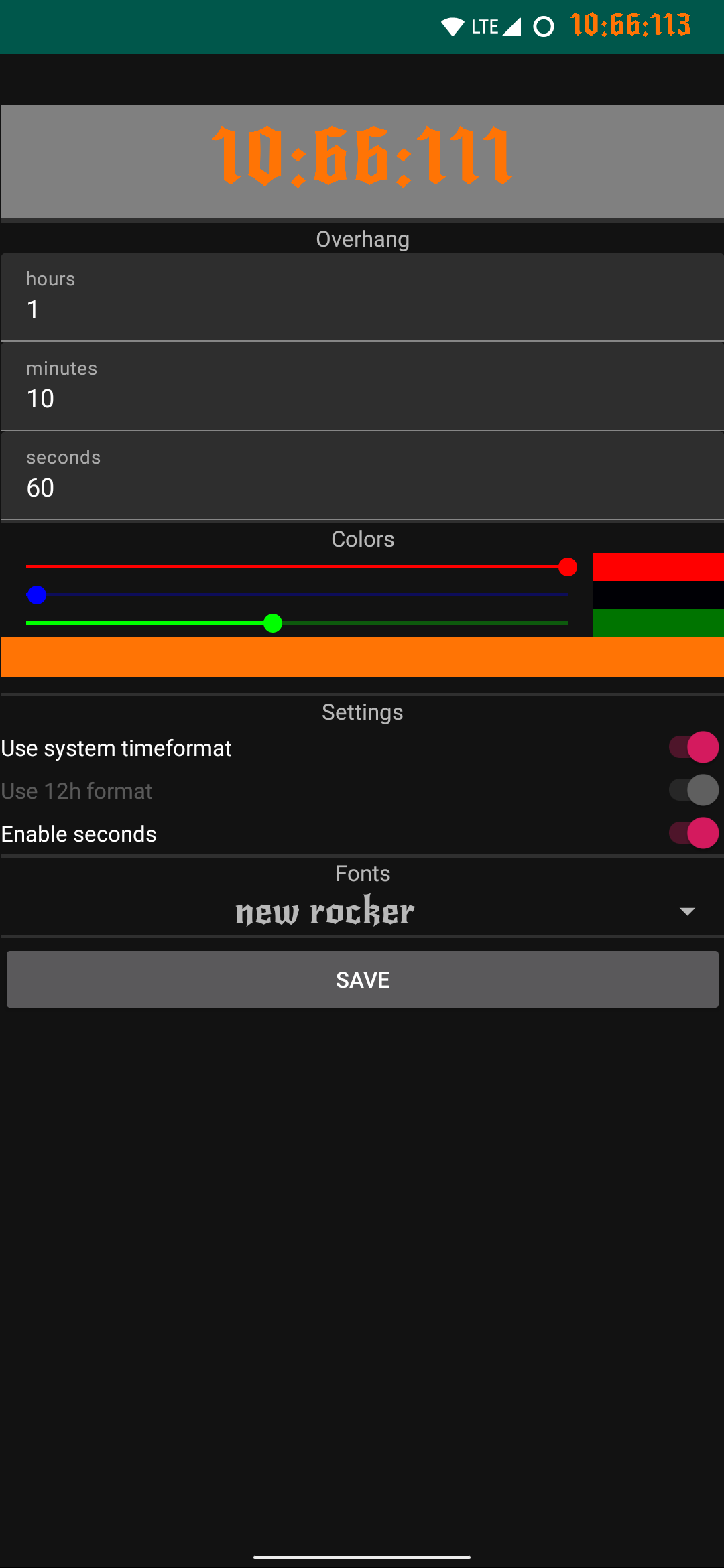 Screenshot Mikado Configure 2