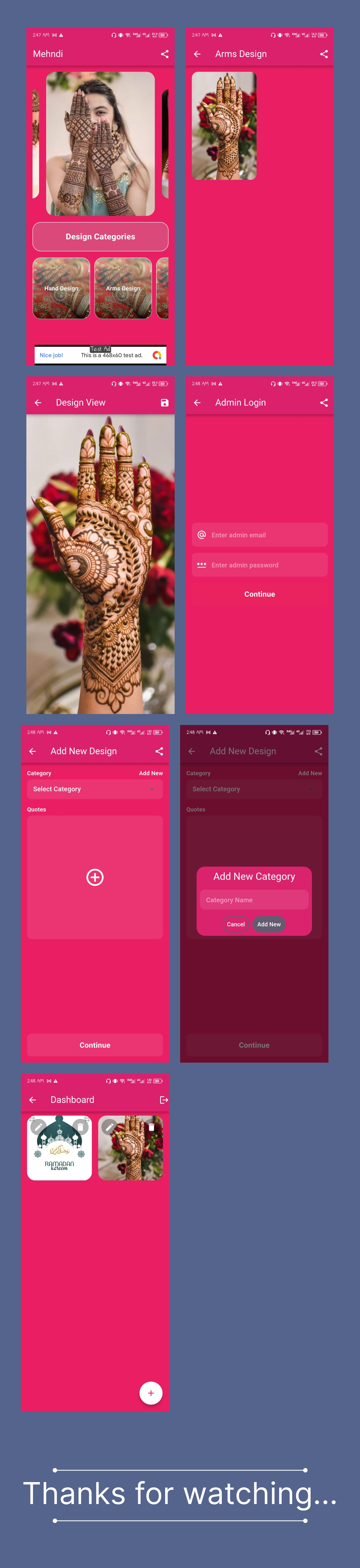 Mehndi Design App With Admob Ads and Firebase Backend - 3