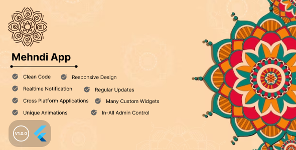 Mehndi Design App With Admob Ads and Firebase Backend - 1