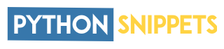 Python Snippets Python Snippets