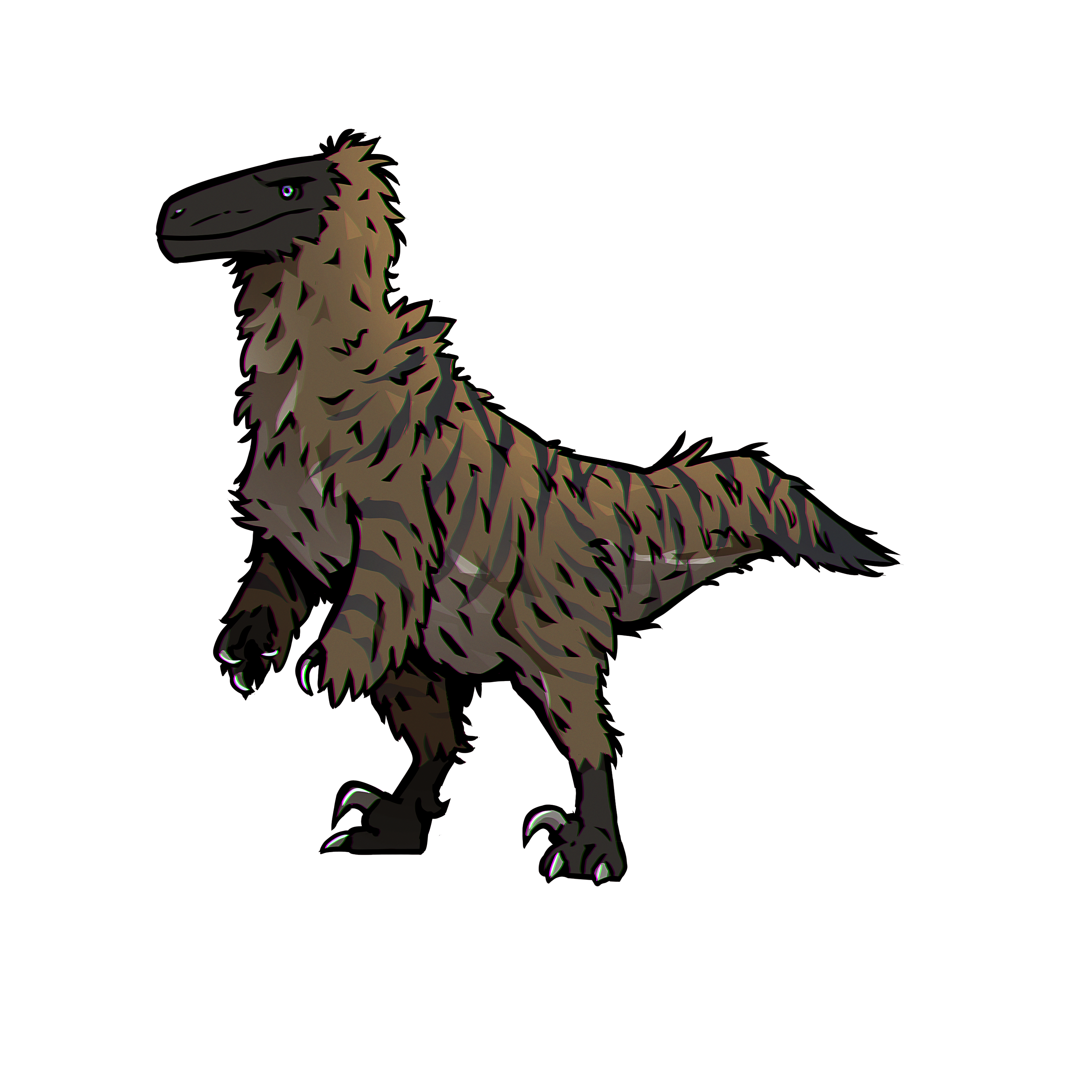 Bluefin LTS Achillobator character artwork