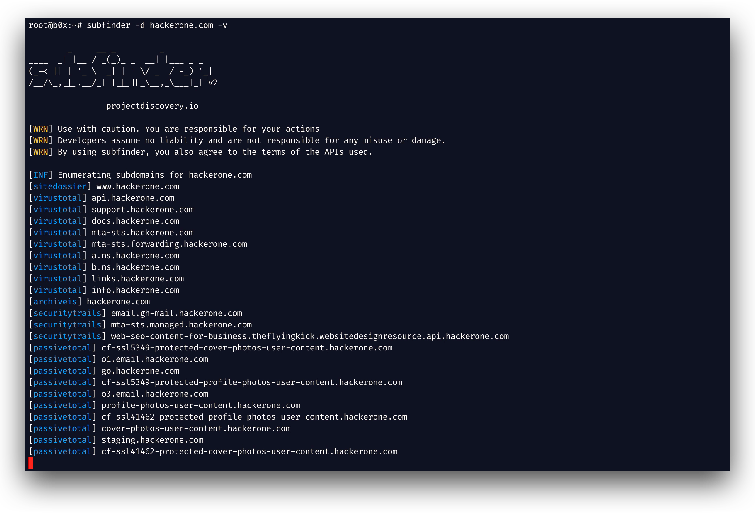 projectdiscovery/subfinder cover