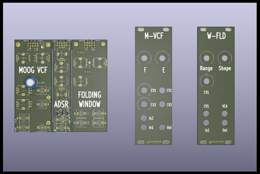 KicadJE MoogVCF 1b, from the project README