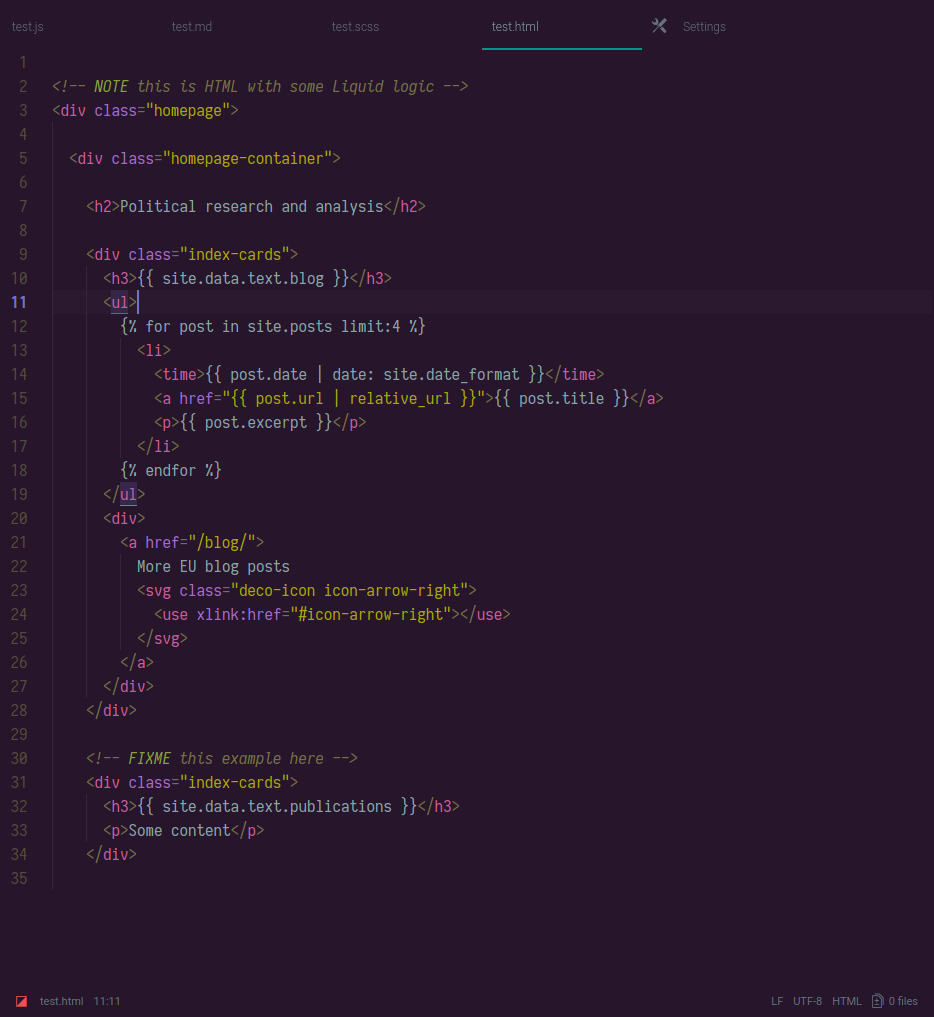 ficus dark screenshot html