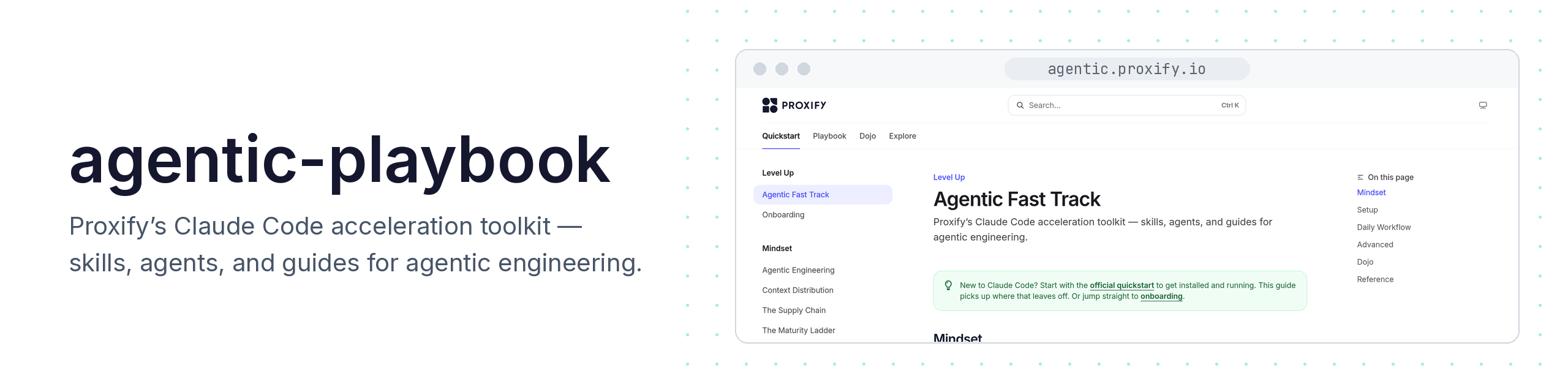 agentic-playbook: preview of agentic.proxify.io