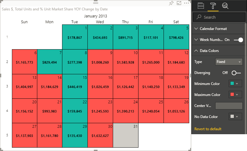 Fixed Colors - Diverging: Off