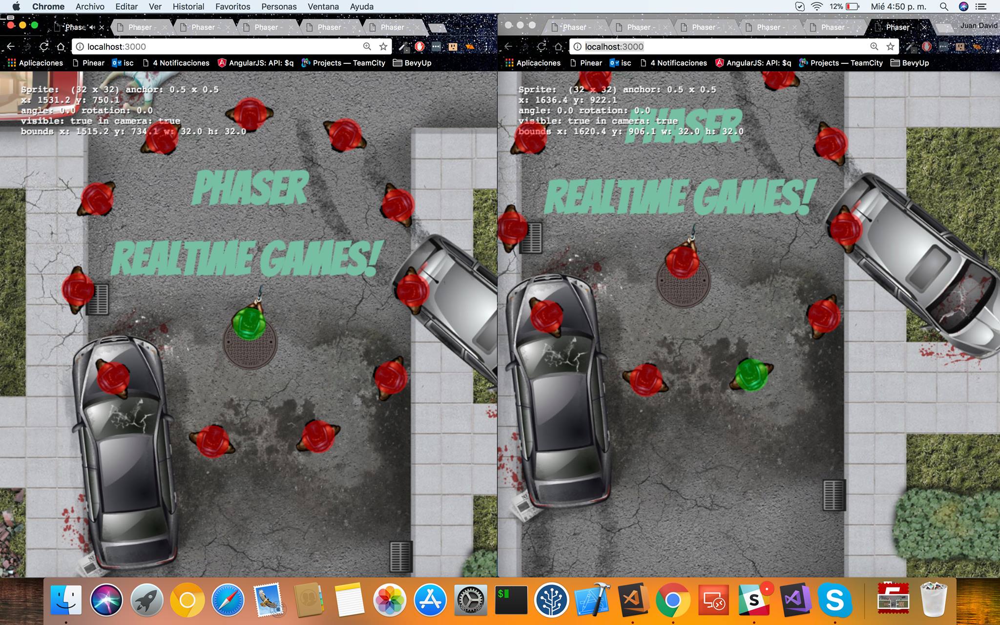 Phaser Real-time games!