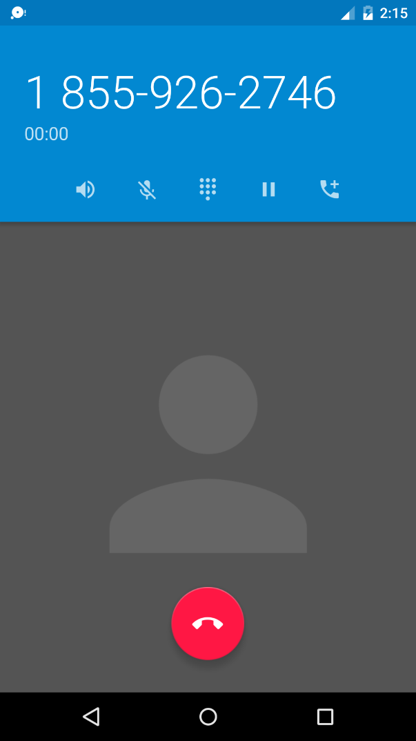 Call Phone Screen