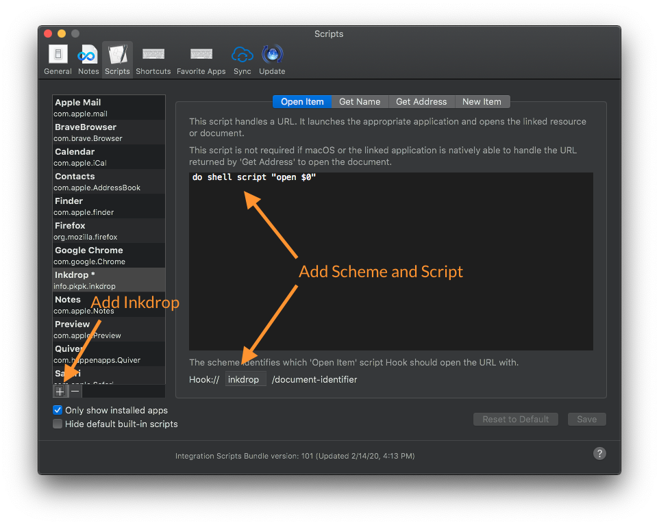 Hook Settings 1