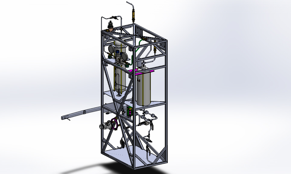 Orthographic View of Test Stand