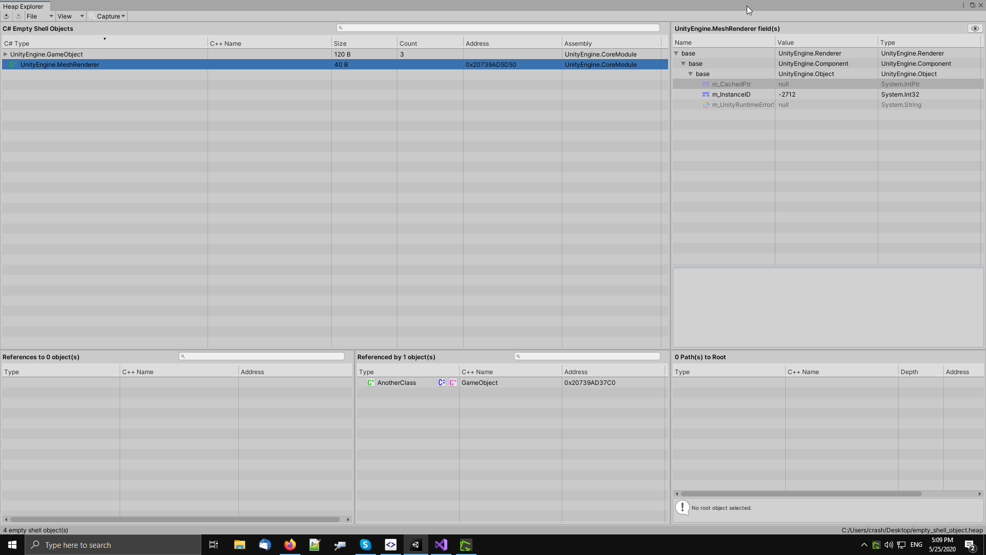 Empty Shell Objects alt text